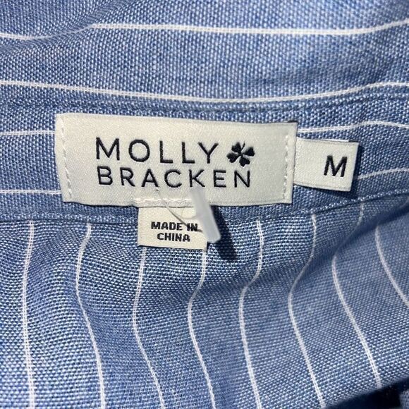 ✨ROBE MOLLY BRACKEN STRIPED MINI SZ M DRESS✨ - Picture 9 of 10